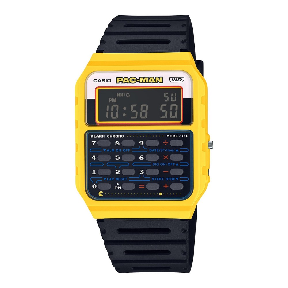 Casio PAC-MAN CA-53WPC-1B Limited Edition Calculator Watch Retro Vintage 45th An