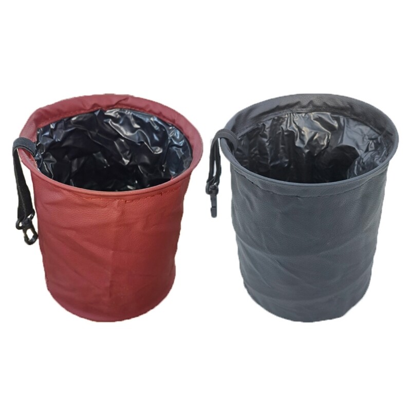 Portable Foldable Waterproof Car Trash Can Garbage Bin Waste Bucket Bag