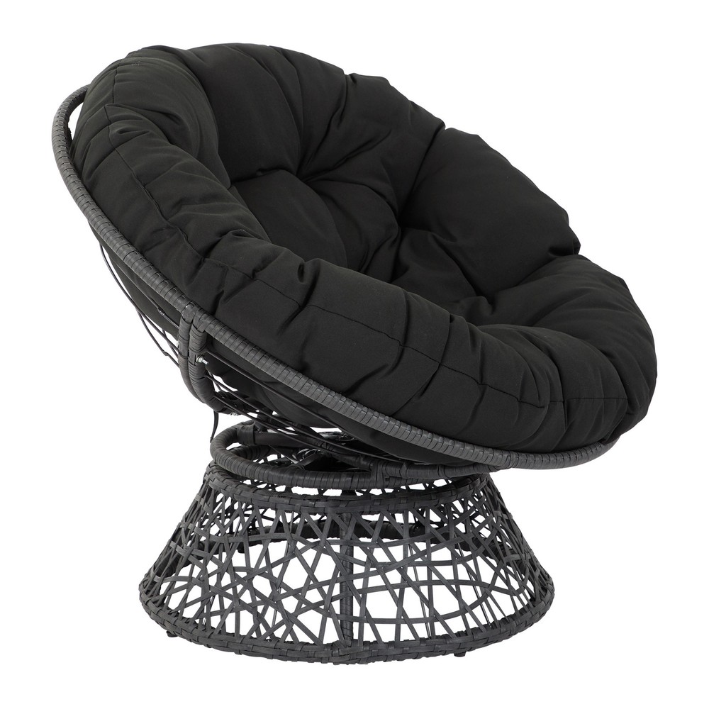 OS Home and Office Furniture Model Papasan Chair with Black Black Casual