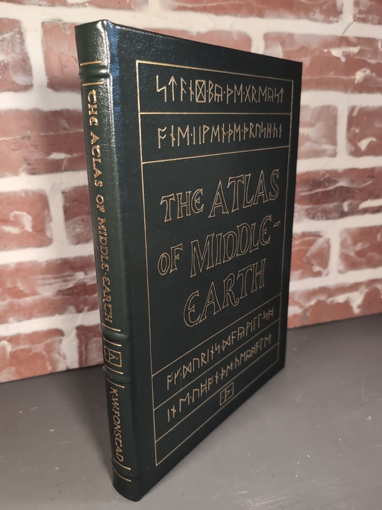Easton Press The Atlas Of Middle Earth Karen Wynn Fonstad Tolkien Maps 2002