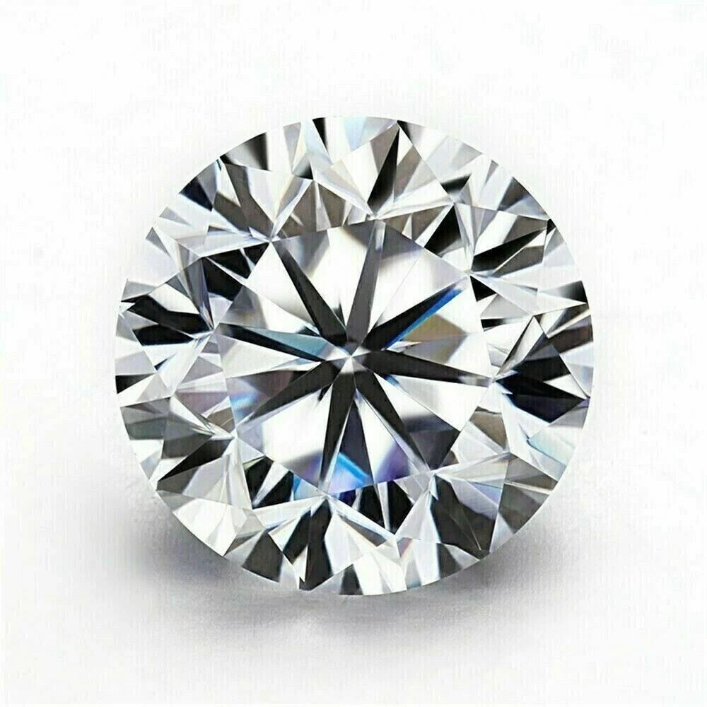1 Ct Round Cut Lab Grown White Diamond VVS1 D Grade Gemstone +free gift