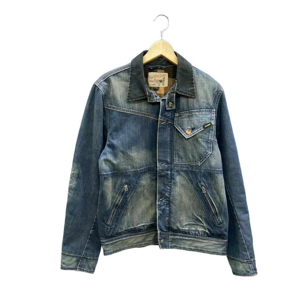 VOLCOM DENIM JACKET MENS M c77b69f335360a3053aa225c6bd40266