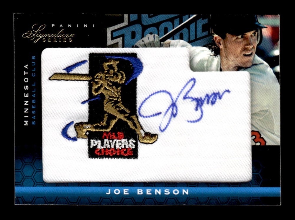 2012 Panini Signature Series #123 Joe Benson Rookie MLBPA Logo Auto /299