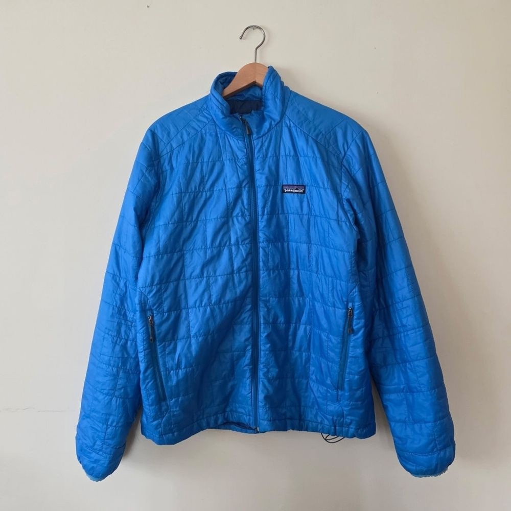 Patagonia Nano Puff Blue Insulated Lightweight Puffer Jacket