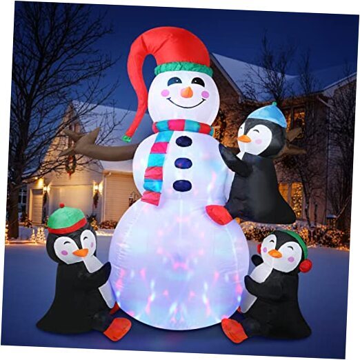 Number-one 6FT Christmas Inflatables Outdoor Decorations, Christmas Inflatable
