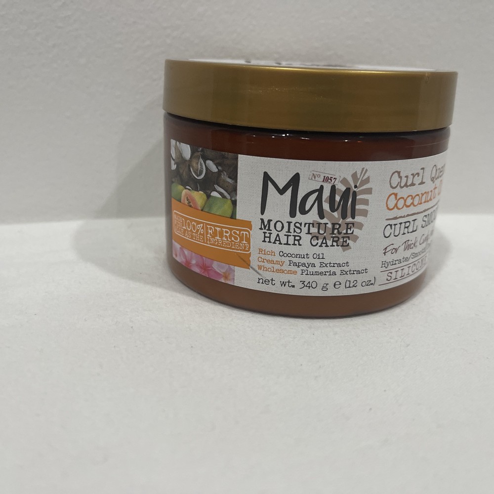 Maui Moisture Curl Quench Coconut Oil Smoothie Styling Cream 12 Oz