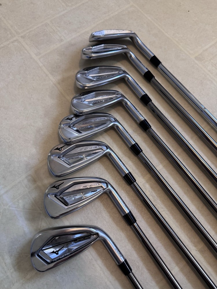 Mizuno JPX 919 Hot Metal Pro iron Set 4-GW UST Mamiya Recoil F4 Stiff