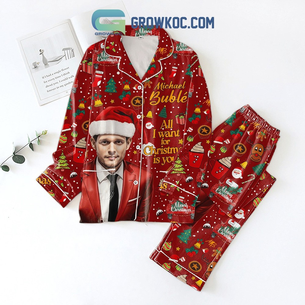 Michael Bublé All I Want For Christmas Is You Cozy Pajama Set
