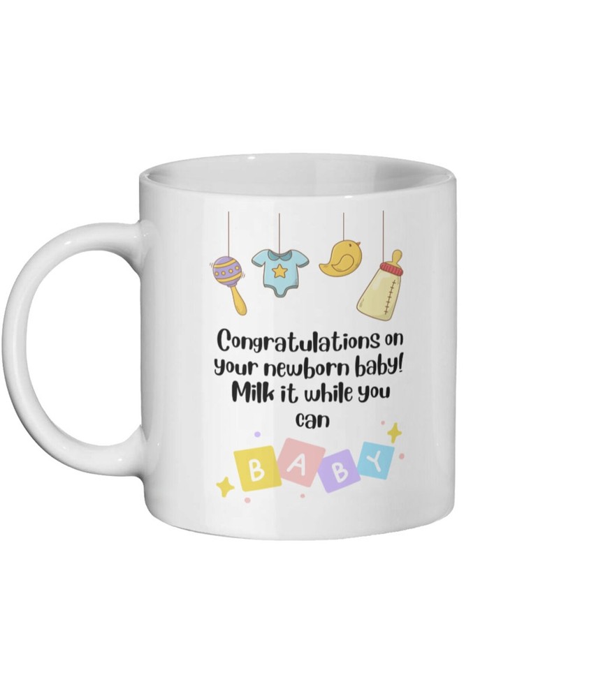 Baby Shower Gift Baby Shower Mug Congratulations On Your Baby Funny Mug Design N