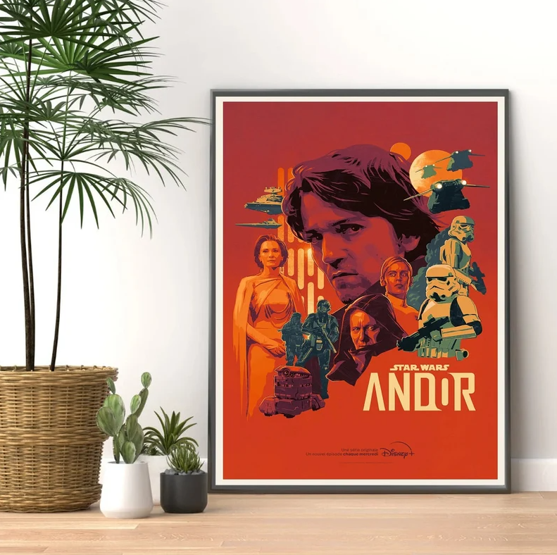 Star Wars Andor Empire TV Series Movie Poster Print, Wall Art, Room Decor