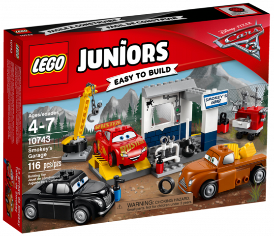 LEGO Juniors Smokey's Garage 10743 Fire Truck Rescue Building Kit