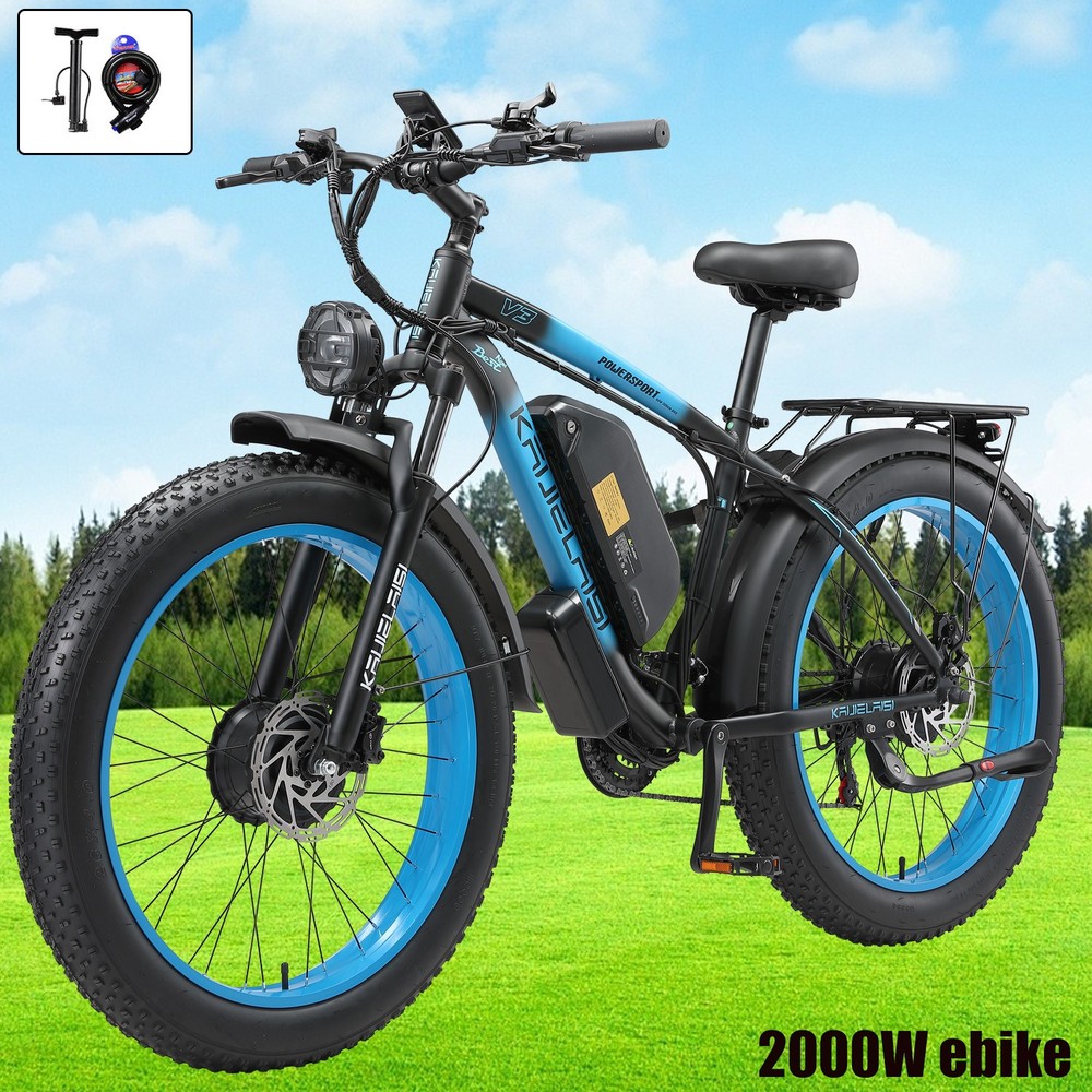 2000W Dual Motor 48V/23Ah 35MPH 26