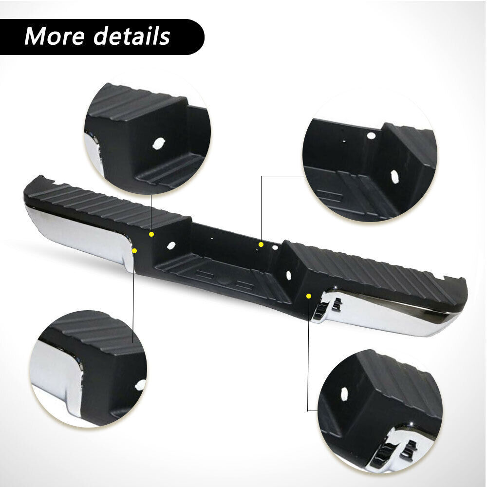 Rear Step Bumper Assembly 2008-2016 Ford F250 F350 F450 W/O Sensor Hole GA/TX