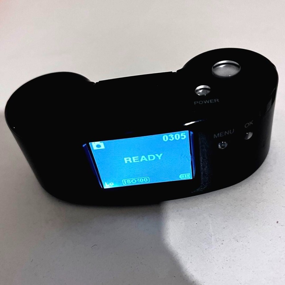 Digital Harinezumi 2 Black Digital Camera Superhead Toy camera Used JP