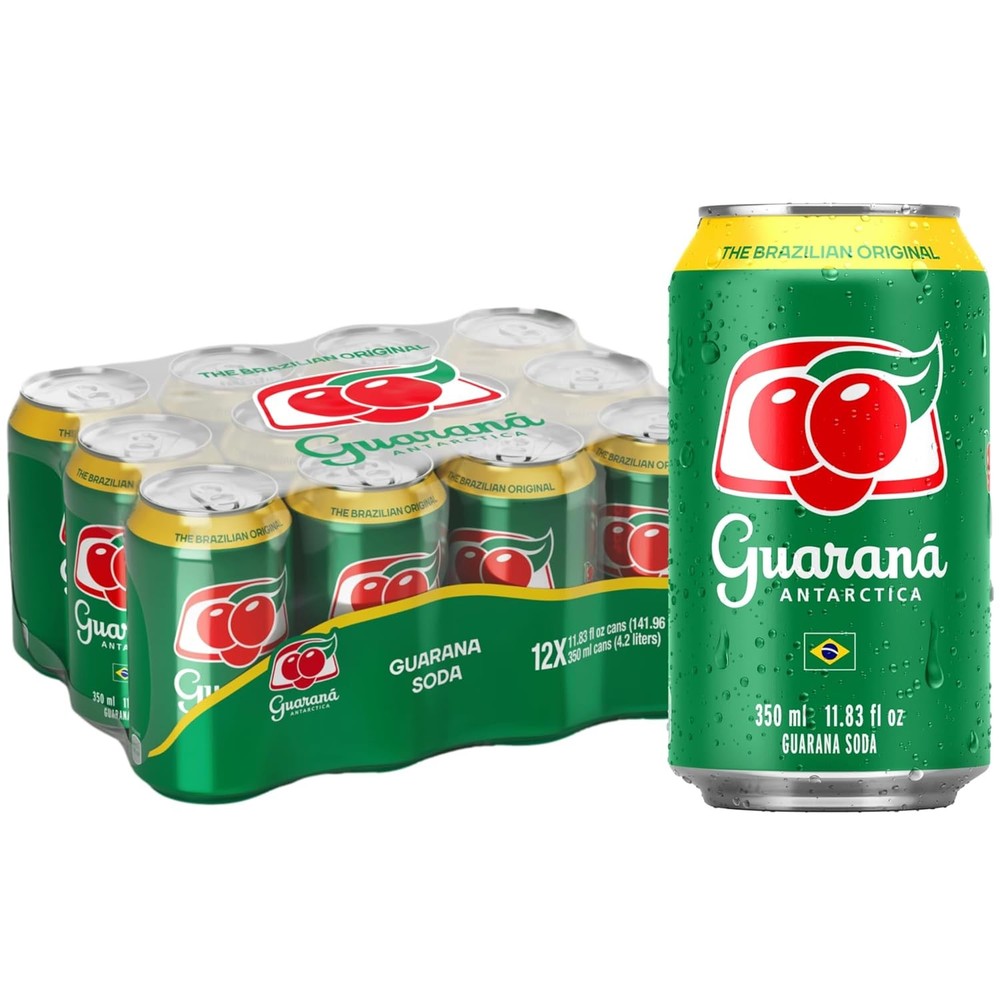 Guarana Antarctica, The Brazilian Original Soda, Regular, 11.83 fl...