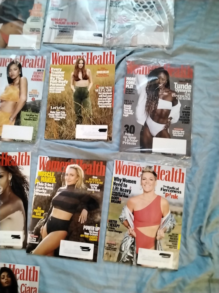 17 issue lot magazines WOMENS HEALTH current fitness hot training body 2023