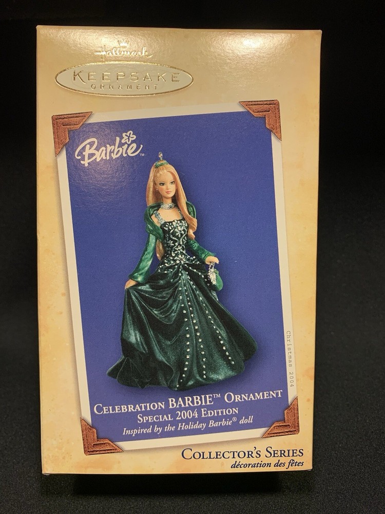 Barbie Hallmark Holiday Green Dress 5th Series Special Edition 2004