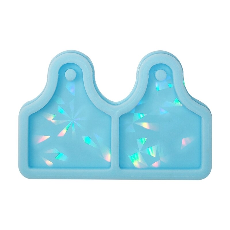 Epoxy Resin Earring Pendant Molds for Light Effect Crystal Jewelry Making