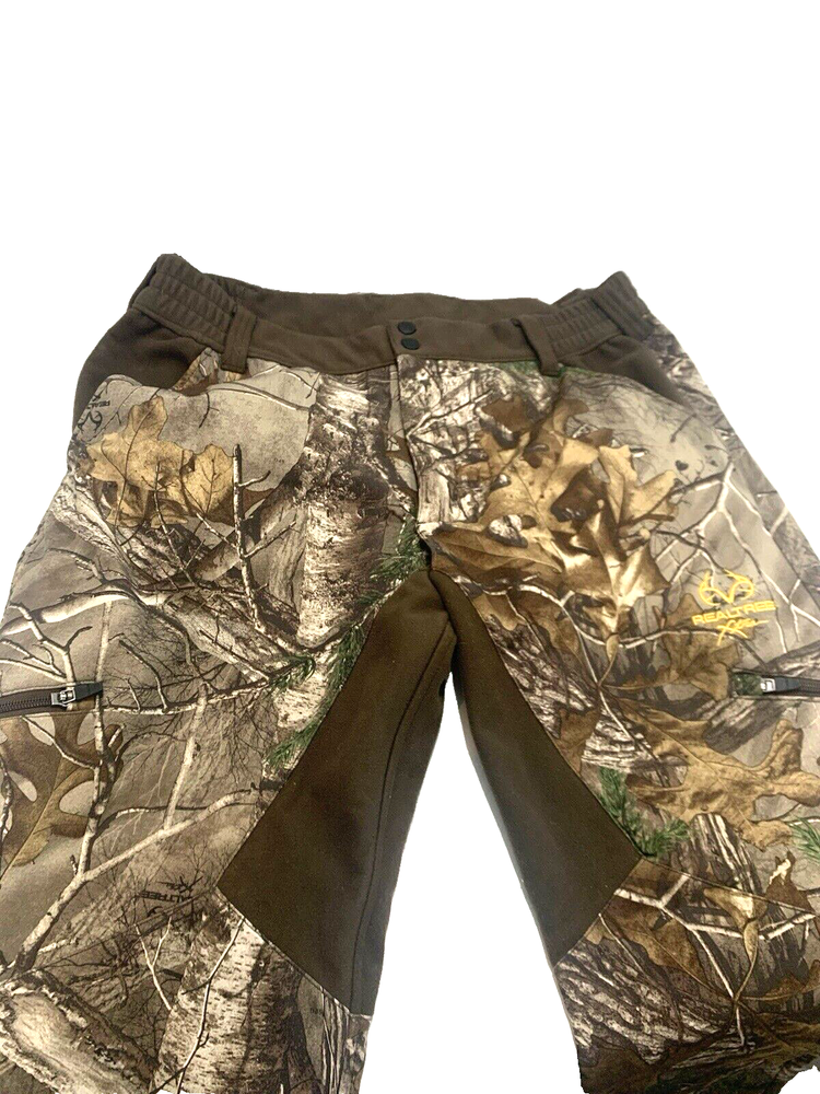 Realtree Men's Tricot Scent Control Pants camo Large Waterproof hunting