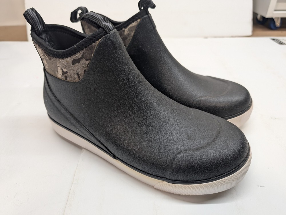 World Wide Sportsman Deck Boots for Men Size 8 in TrueTimber Midnight Black