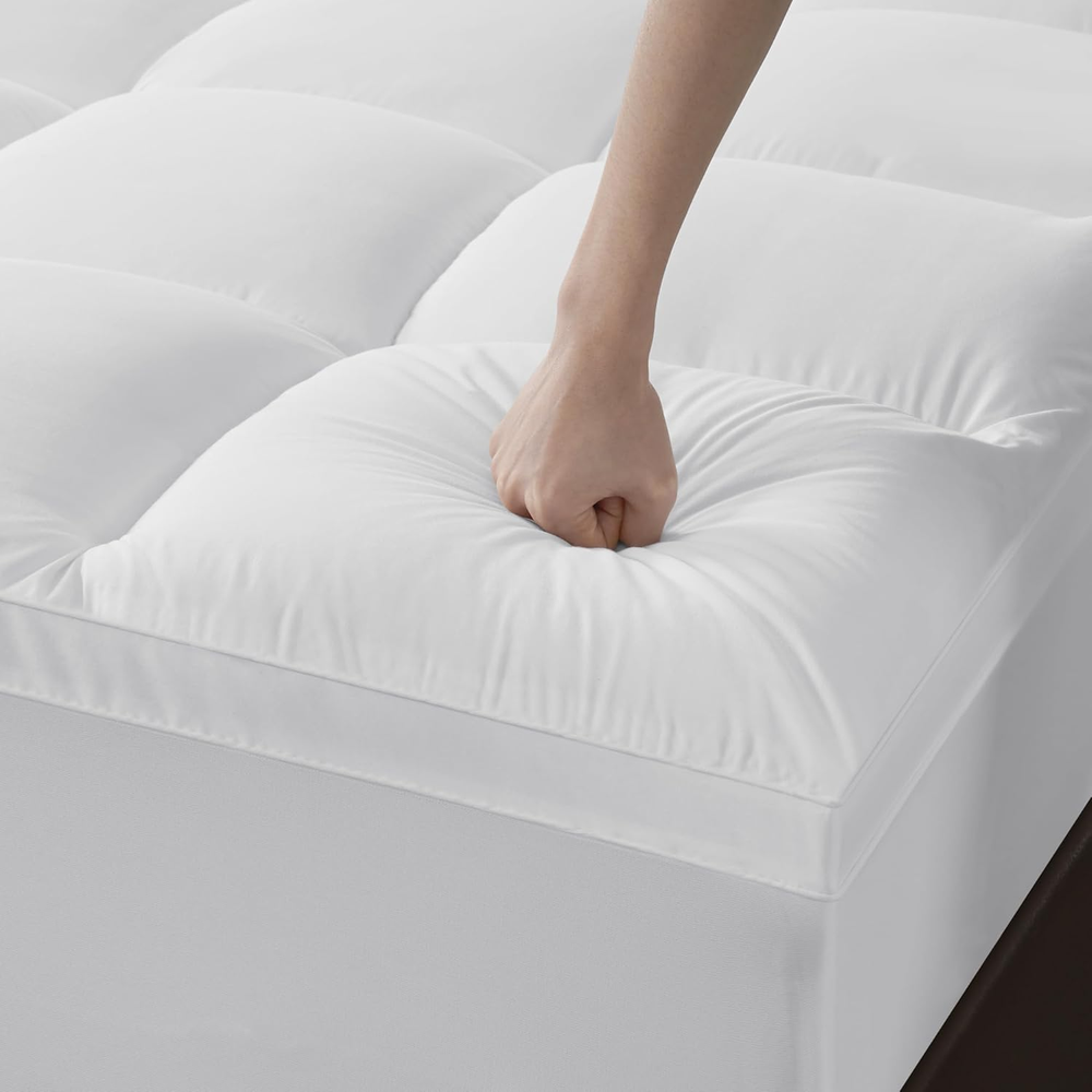 Queen Mattress Topper Extra Thick Pillowtop Cooling Plush 60