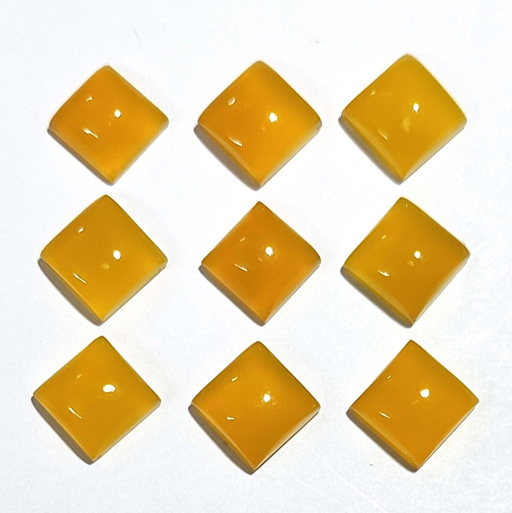 Ethical Natural Cabochon Chalcedony Loose Gemstones 10 Pcs Wholesale Lot India