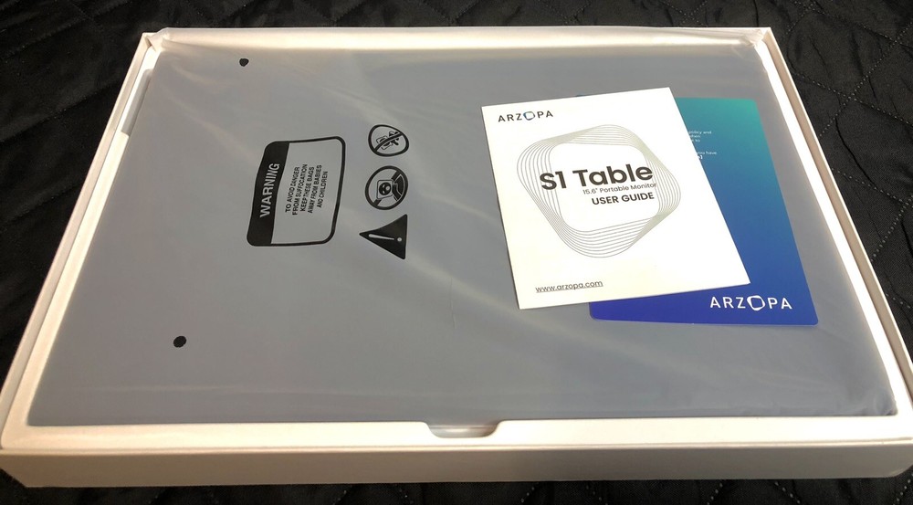 Arzopa S1 Table Black 1080p 15.6 Inch FHD Portable Monitor New In Open Box