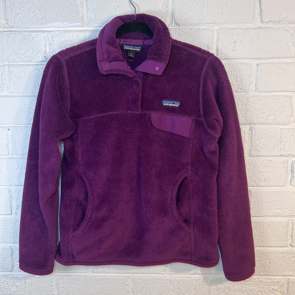 Patagonia Womens ReTool Snap-T Fleece Pullover Polartec Size S in Purple
