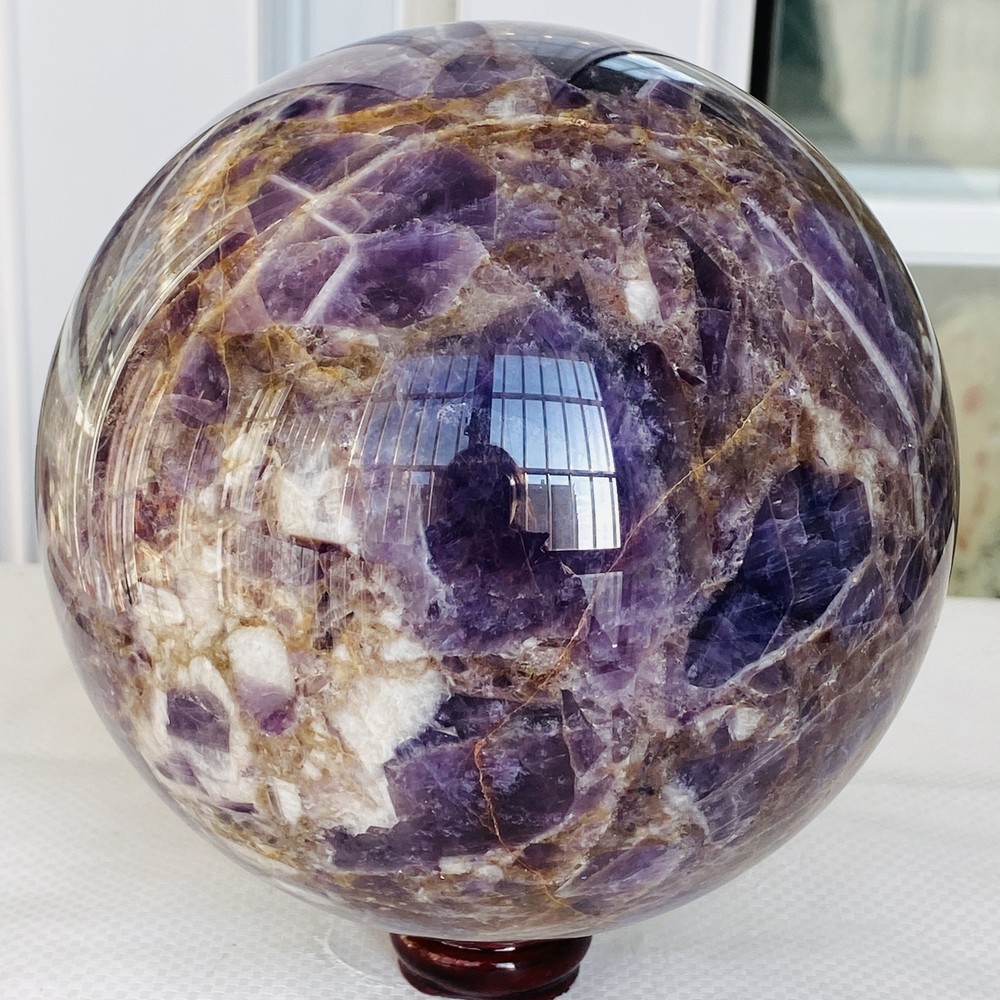 Natural Amethyst Crystal Sphere 3800G for Healing & Meditation