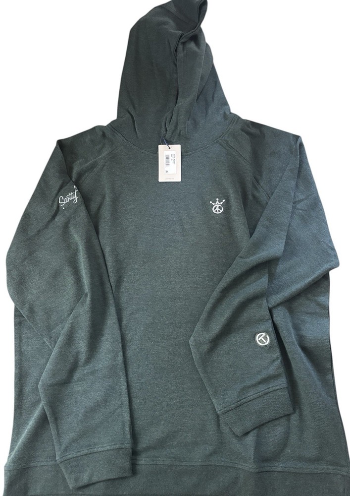 NWT SCOTTY CAMERON GALLERY Circle T Hoodie Peace Crown Hoodie Dark Green Golf XL