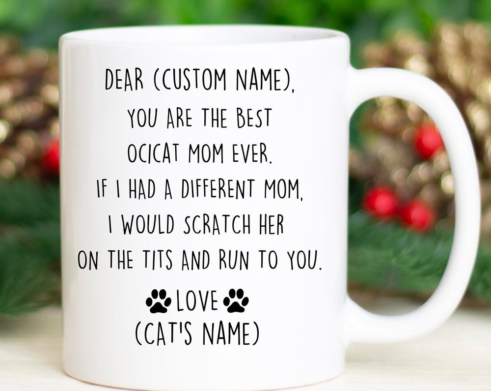 Ocicat Mom Birthday Gift Ocicat Mom Christmas Gift Ocicat Mom Valentine Gift Oci