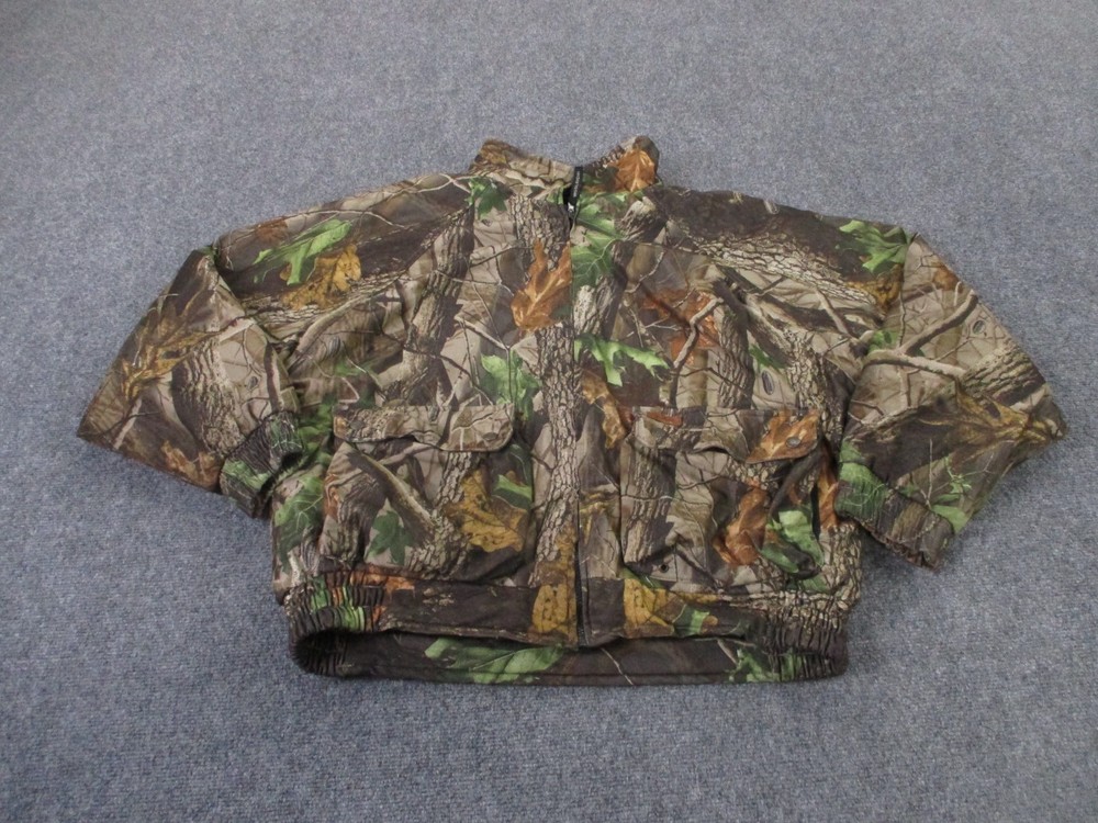 Woolrich Jacket Men L Camo Coat Puffer Hunting Realtree Hardwood Outdoor Hiking