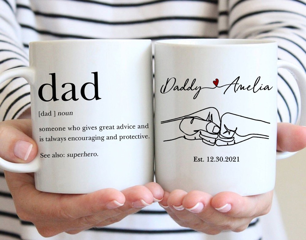 Dad Definition Mug Dad Gift From Daughter Personalize Gift For Dad From Daughter