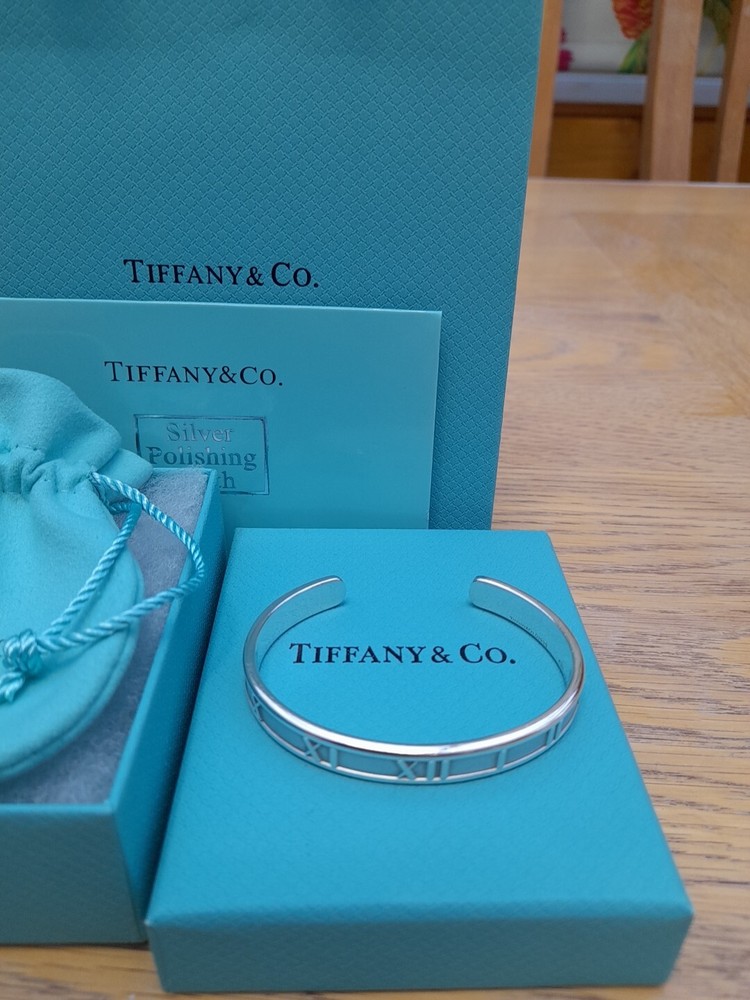 Tiffany&Co. 925 SterSilver Atlas Roman Numeral Bracelet.M.Retired.Rare. Ex.Cond.