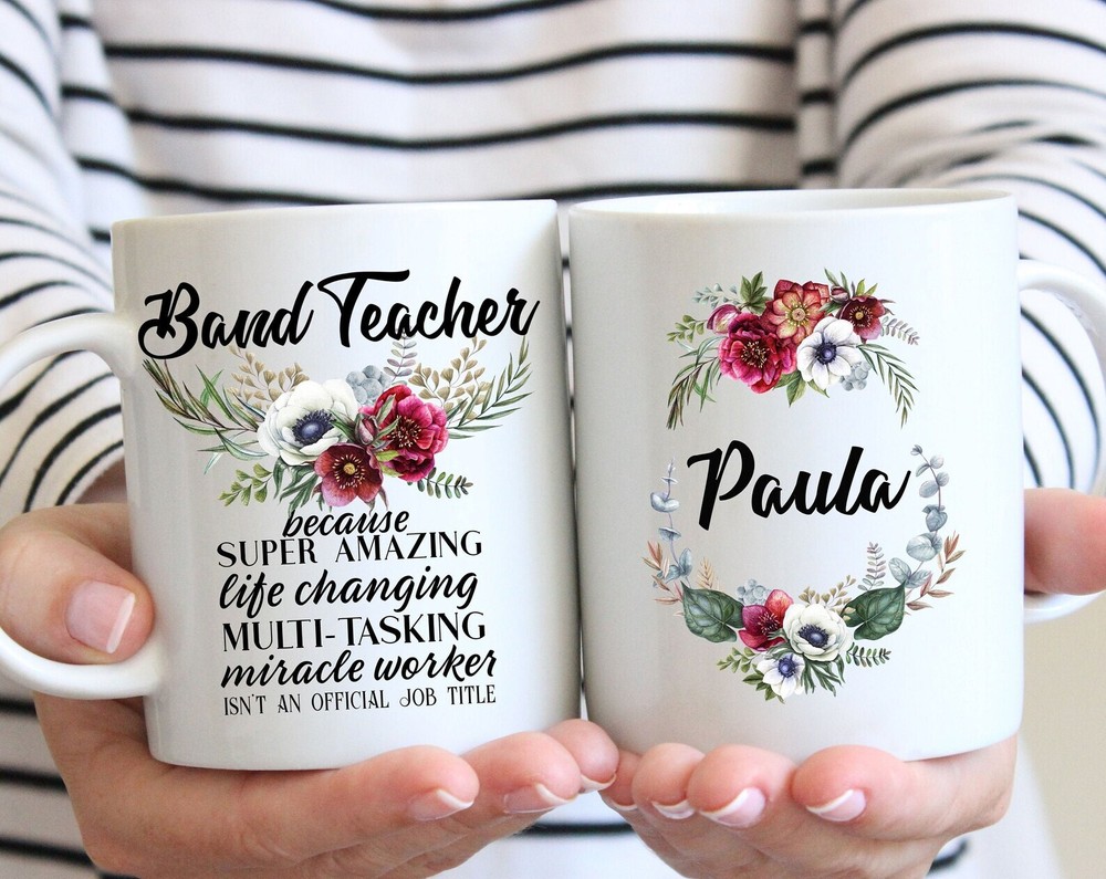 Personalized Band Teacher Gift For Women L Music Teacher Gifts L Thank You