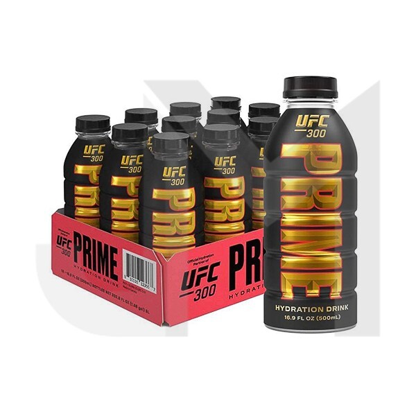 UFC 300 Prime Hydration - 500ml Limited Edition Pack Of 12 Bottles SHIP SAME DAY-image