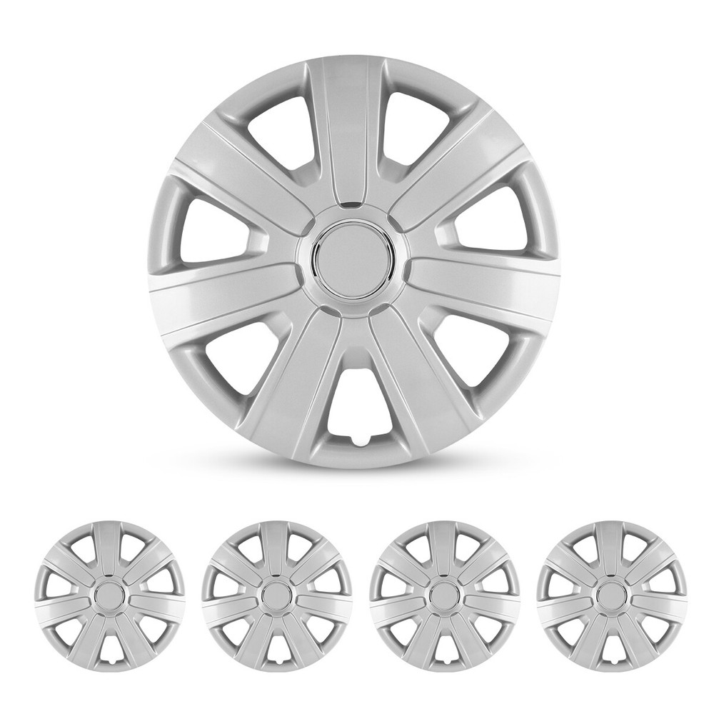 Toyota Nissan Chevy 15 Inch Snap On Hubcaps Wheel Covers Set of 4 Glossy Lacquer Finish