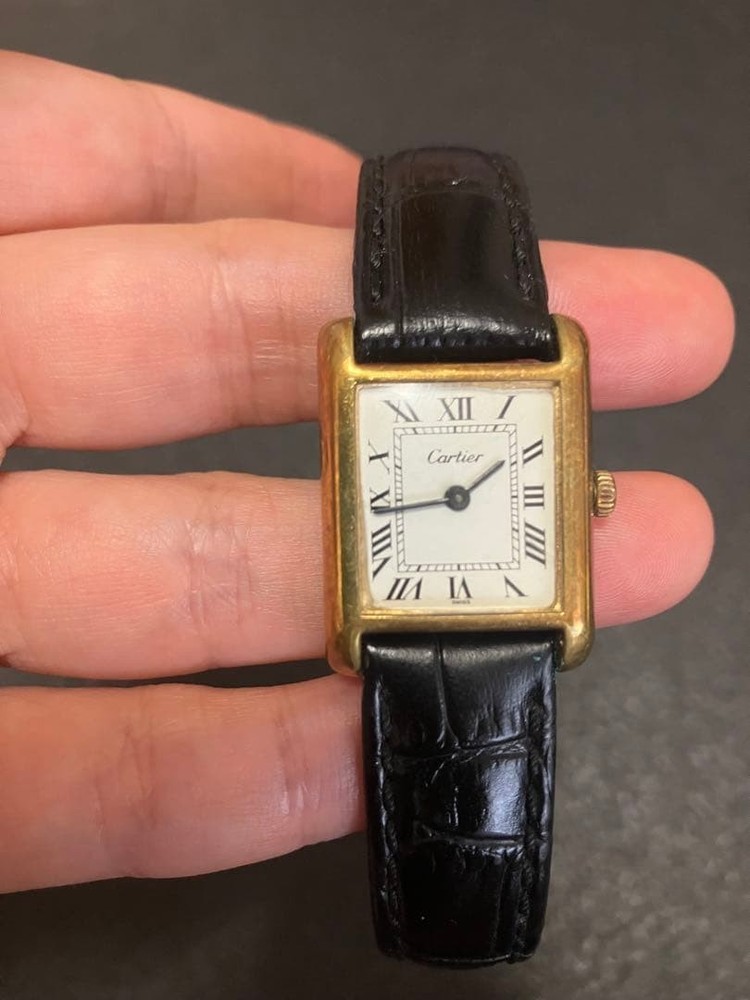 Rare Cartier Pre-Must Tank White Dial Manual Wind [Overhauled 2018]