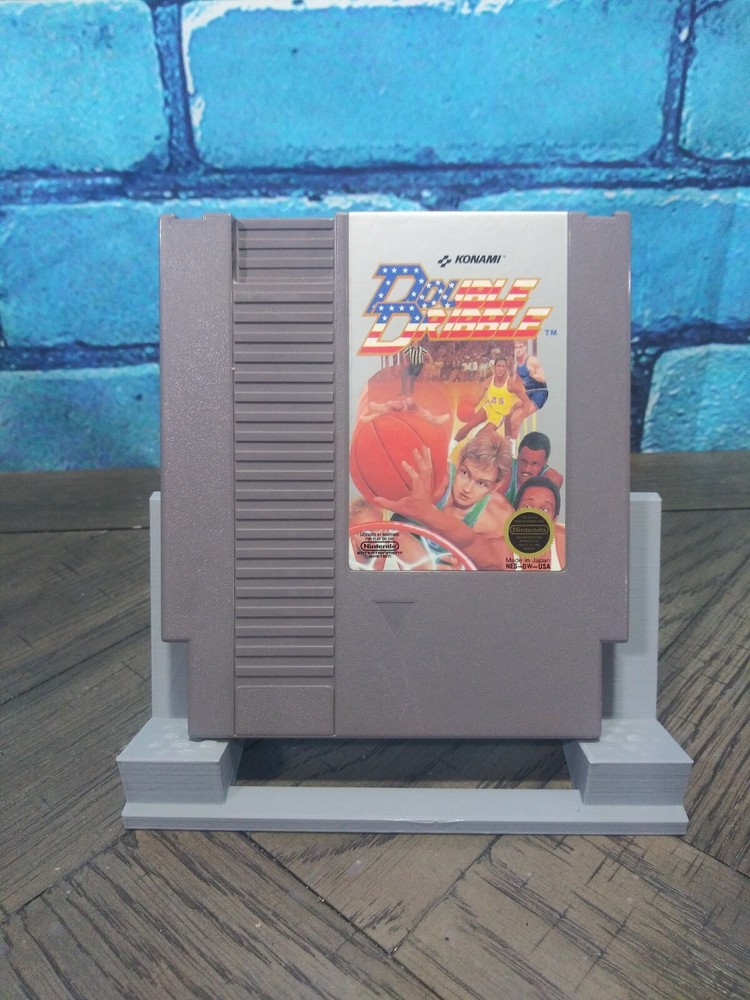Double Dribble NES 1987 Authentic Original Game Cartridge-image