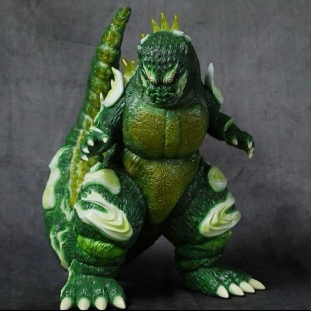 2025 FROG TREE 13” BURNING GODZILLA UKIYO-E VINYL ART SOFUBI RARE NEW