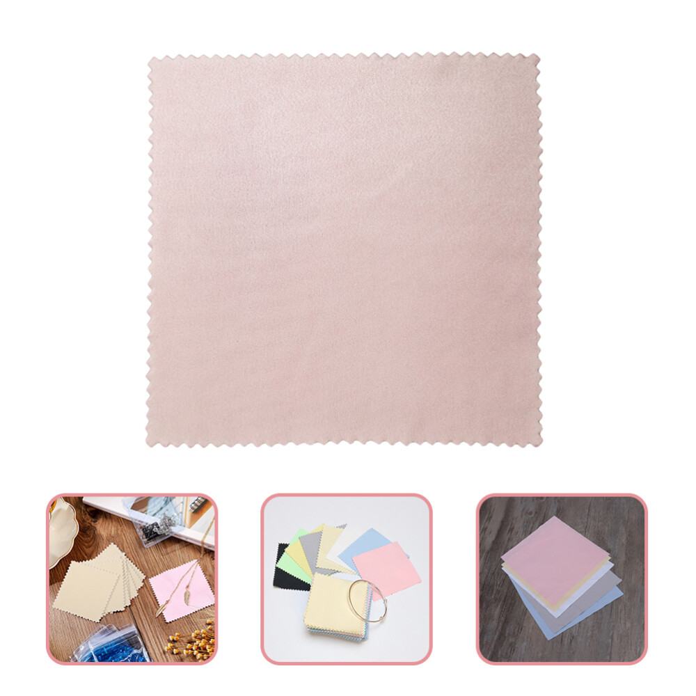 100 Pcs Cleaner Polishing Cloth Jewelry Cleaning Fabric