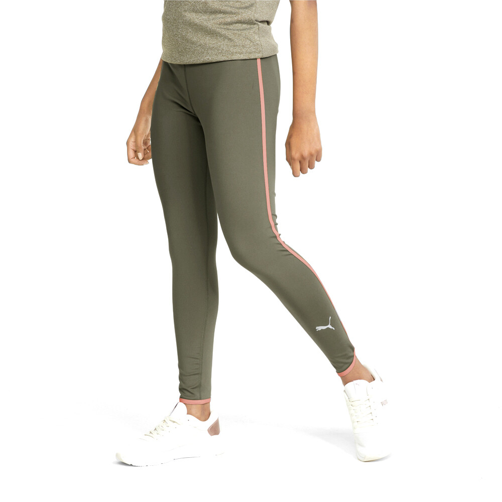 Puma Modern Sports High Waist 78 Leggings Womens Green Athletic Casual 67180232