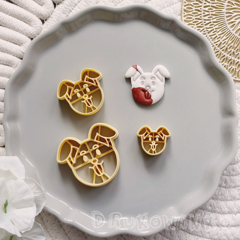 Polymer Clay Dog Earring Cutter for Pet Lovers and Crafters  