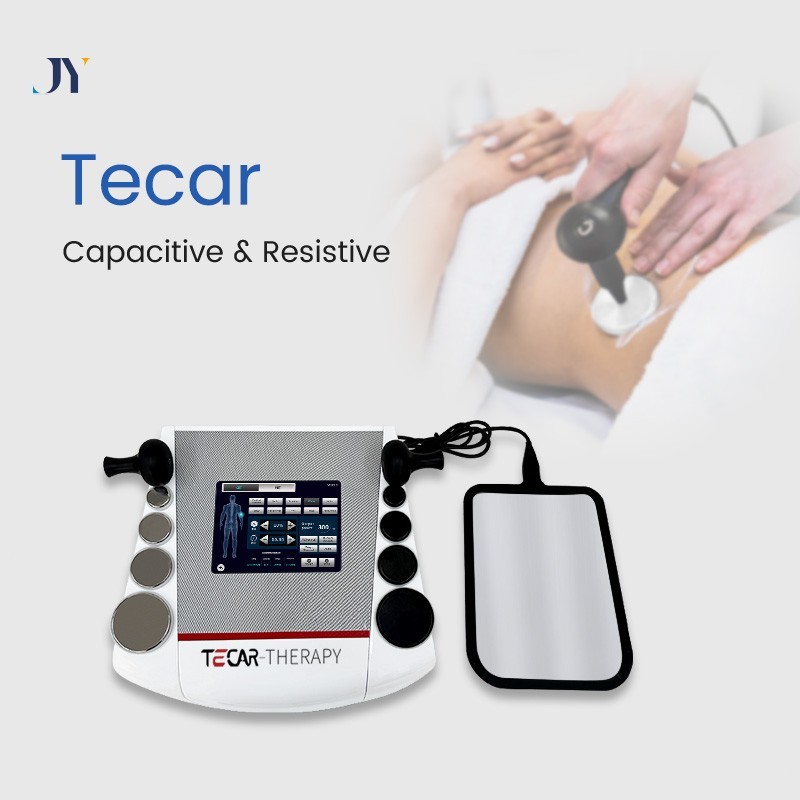Tecar Therapy Machine Physiotherapy CET RET 448khz Sports Injury Pain Relief USA