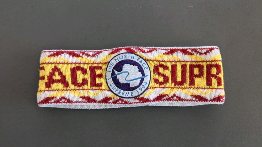 SUPREME x THE NORTH FACE Trans Antarctica Expedition Headband in Yellow