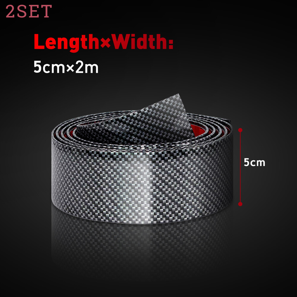2set 2M x5CM Scratch Anti Sticker Protector Car Sill Door Scuff Cover Strip Prot
