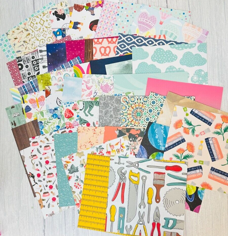 Lot 40 sheets 6x6 Stampin' UP! Designer Papers  - Retired