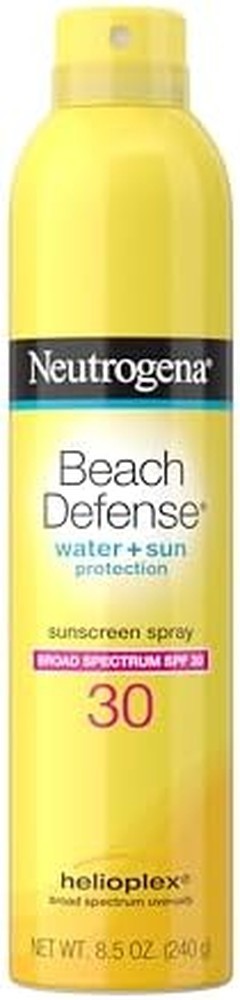 Neutrogena Beach Defense Sunscreen Spray Broad Spectrum SPF 30, 8.5 Oz, Water R
