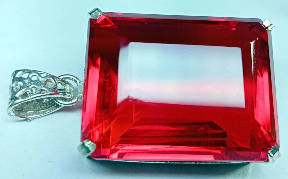 Emerald Cut 139-140 Carat Natural Red Topaz Loose Gemstone Certified PD028