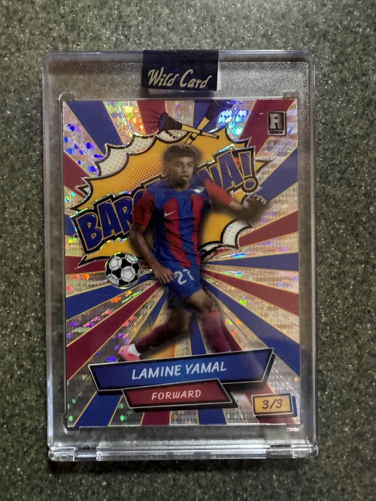 2024 Wild Card Barcelona! Lamine Yamal 3/3 Encased